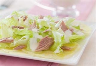foto da receita Salada de abacaxi com atum
