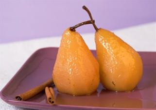 foto da receita Pera com calda de laranja