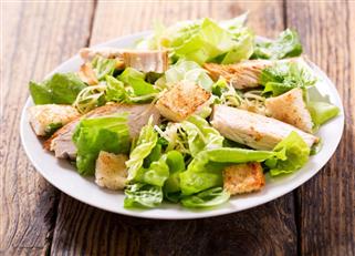 foto da receita Salada verde com frango