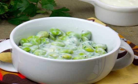 foto da receita Soja verde com iogurte