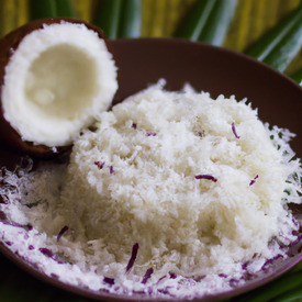 arroz doce com coco
