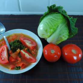 couve com tomates ao estilo keniano