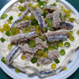 salada de sardinha
