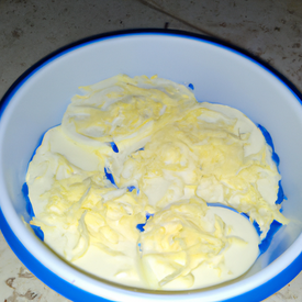 Sorvete de queijo