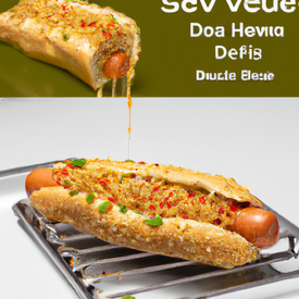 hot dog de forno com aveia