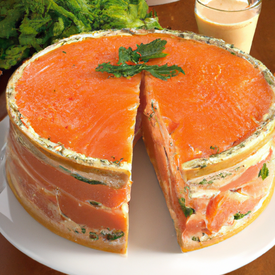 Torta de salmão