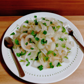 salada de cebola