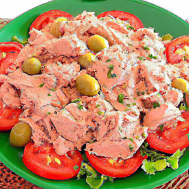 Salada de atum c/ pimenta biquinho