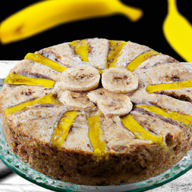torta de banana - dona graça