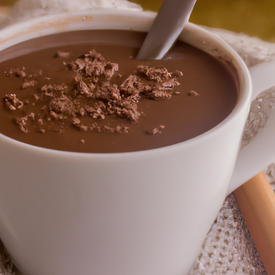 Chocolate quente sem lactose