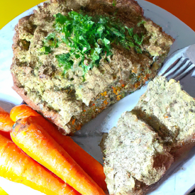 Pão de cenoura com farinha de arroz e fécula de batata