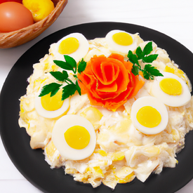 Pasta de ovos com blanquet