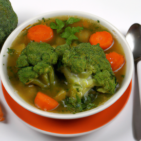 sopa de músculo com legumes