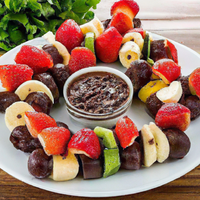 foto da receita Frutas com chocolates e castanhas 