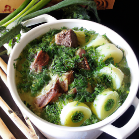 sopa verde carol