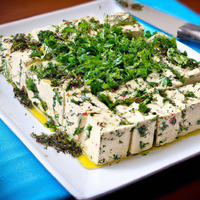 foto da receita Maionese de tofu com manjericão