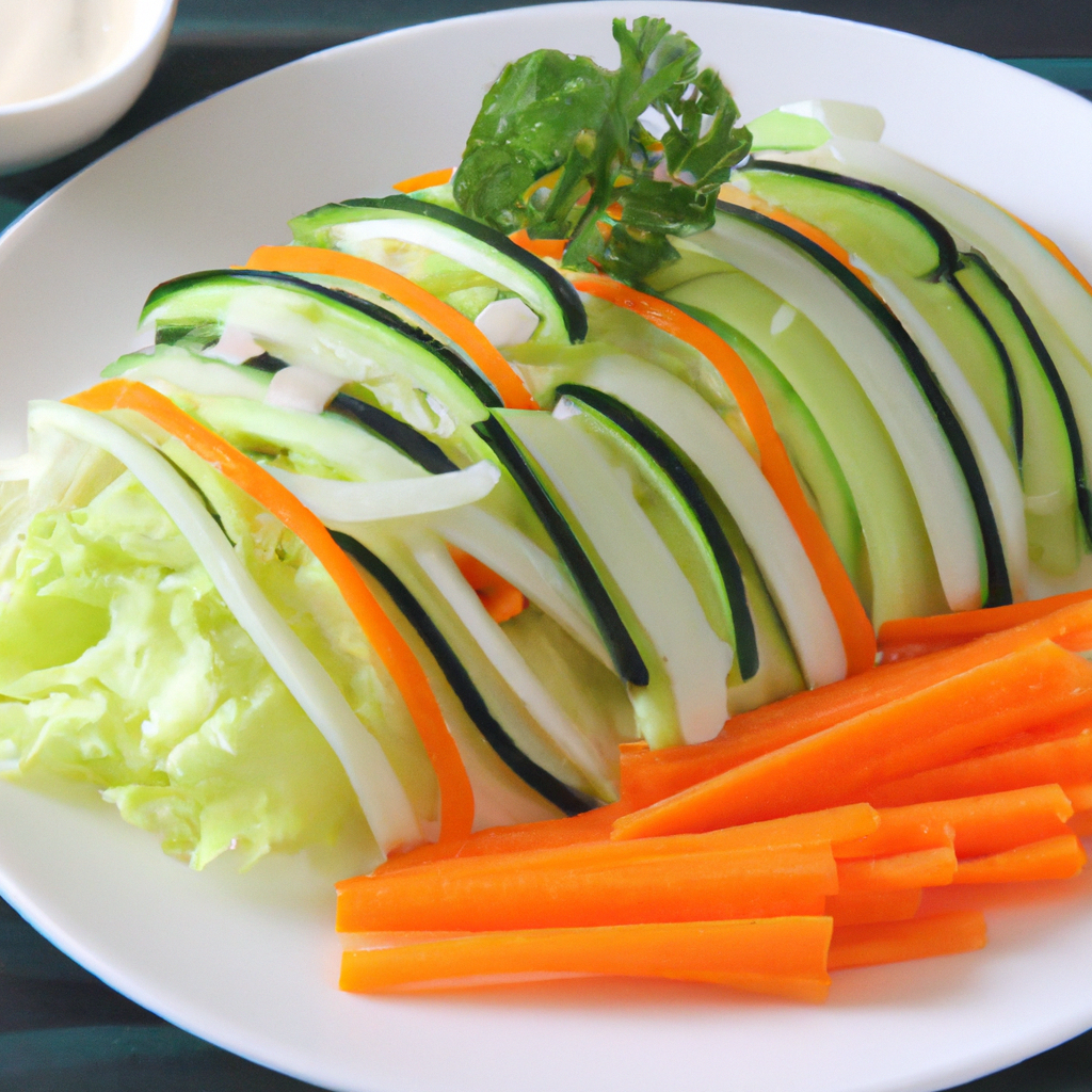foto da receita Salada de couve,   rabanete,   pepino e cenoura
