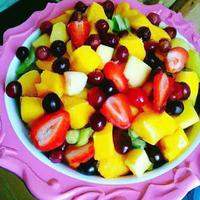 foto da receita Salada de fruta de pote * 